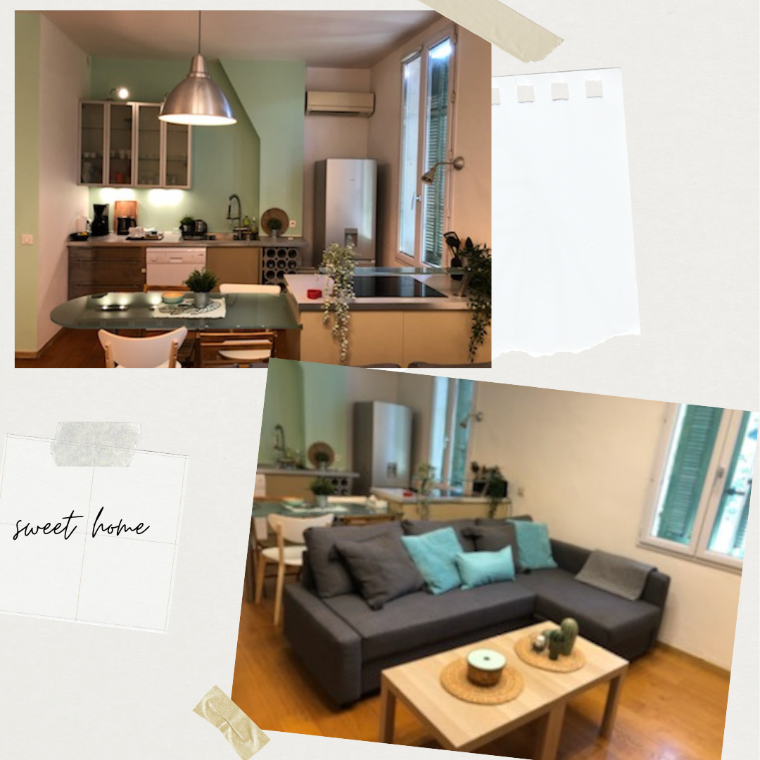 salon et cuisine rénovés